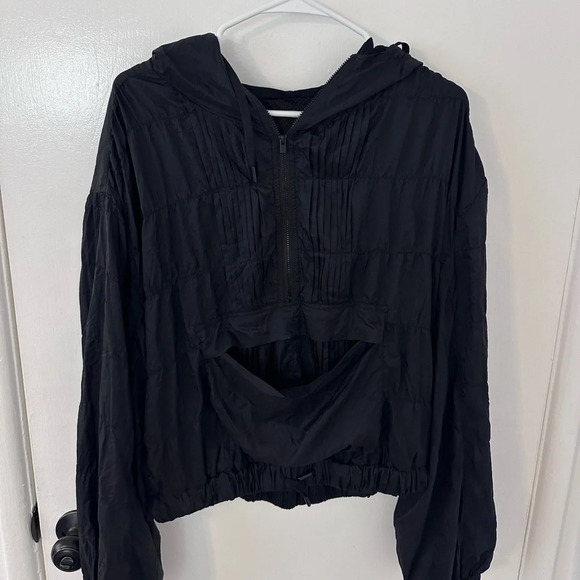 FP Movement by Free People Jackets & Blazers - Free People Movement Black Windbreaker quarterzip Jacket